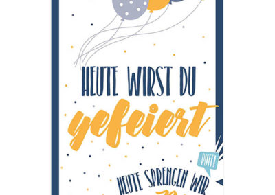 Skorpion Verlag Karte Geburtstag Klappkarte Geburtstagskarte Frau Schnobel Grafik Front 4