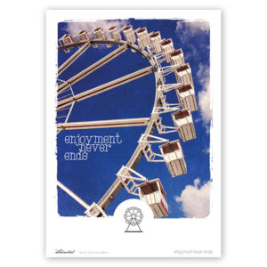 Riesenrad Poster Riesenrad Typoposter A4 Titel