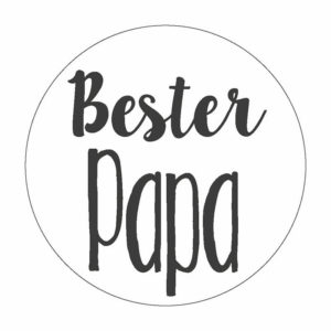 Bester Papa Button Magnet Nadelbutton