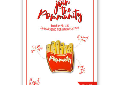 Rapü Design Pommes Pin Pommunity Pommes Brosche
